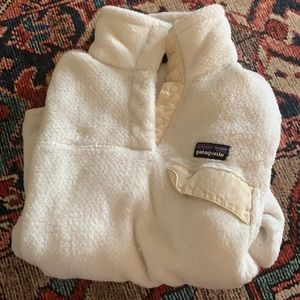 Patagonia Re-Tool Snap-T® Fleece Pullover White